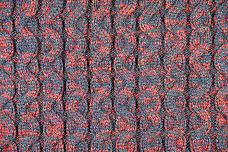knitted two-tone wool texture