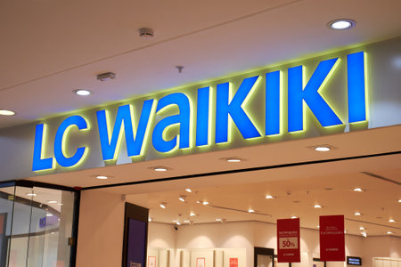 Ryazan, Russia - January 20, 2023: LC Waikiki logo at the storeのeditorial素材