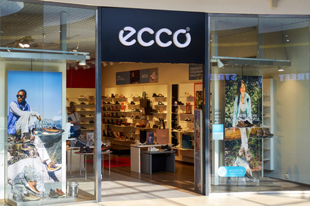 Ryazan, Russia - March 23, 2023: Entrance to the Ecco store in the mallのeditorial素材