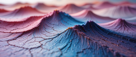 Abstract background of blue and pink oil paints close upの素材