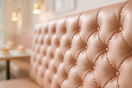 Soft Leather Cafe Seating Detailの素材