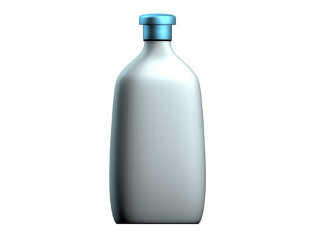 Illustration of a bottle for your logoの写真素材