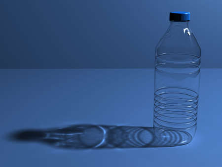 Illustration of a plastic bottleの写真素材