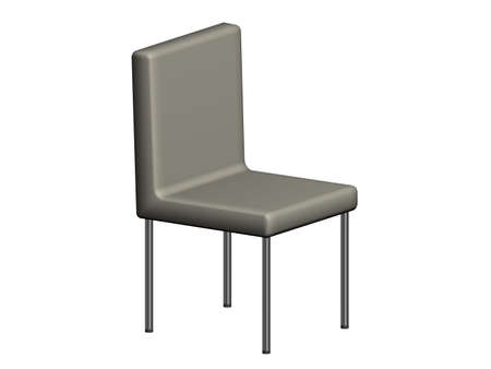 Illustration of a modern chairの写真素材