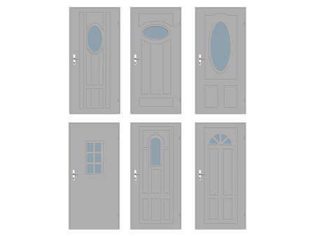 Illustration of a door collectionの写真素材