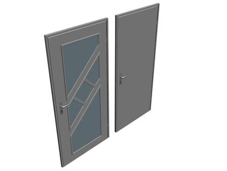 Illustration of a door collectionの写真素材
