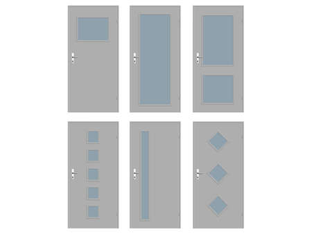 Illustration of a door collectionの写真素材