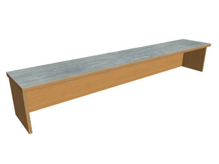 Illustration of a long tableの写真素材