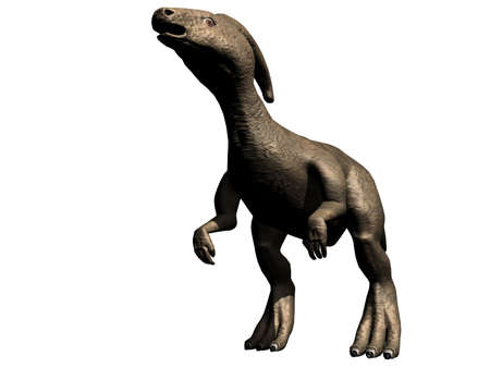 Illustration of an ancient Parasaurの写真素材