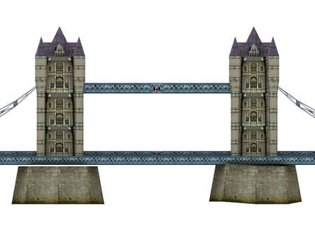 Illustration of the Tower Bridgeの写真素材