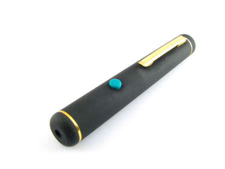 A laser pointer isolated on a white backgroundの写真素材