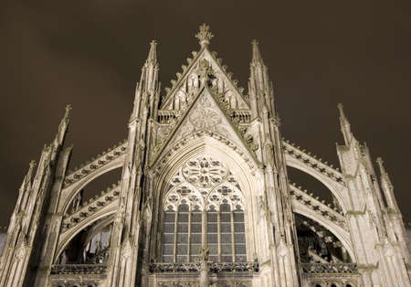 The famous cathedral of Cologne (Kolner Dom)の写真素材