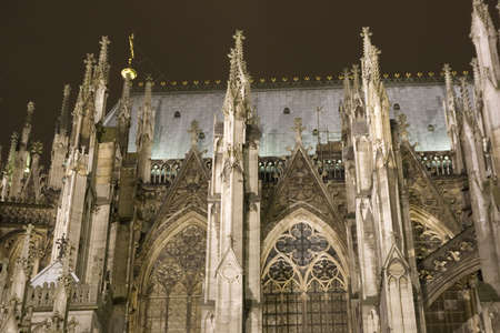 The famous cathedral of Cologne (Kolner Dom)の写真素材