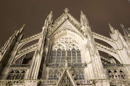 The famous cathedral of Cologne (Kolner Dom)の写真素材