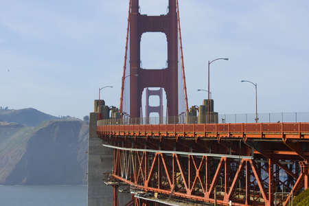 The famous Golden Gate Bridge in San Francisco