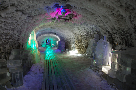 Underground permafrost museum at Yakutsk city, Russiaのeditorial素材