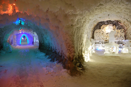 Underground permafrost museum at Yakutsk city, Russiaのeditorial素材