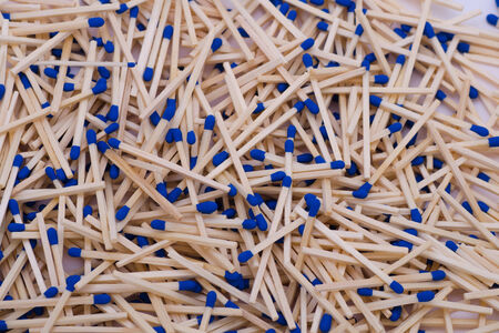  A background image of blue matches jumbledの写真素材