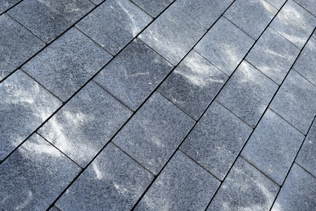 Image of a paved walkwayの写真素材