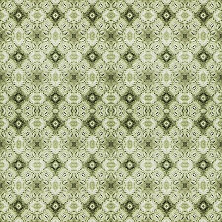 Diamonds pattern Design in green tones の写真素材
