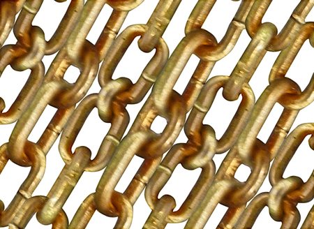 Chain pattern in white background