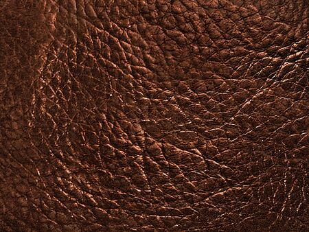 Dark keather texture close up in brown tones.
