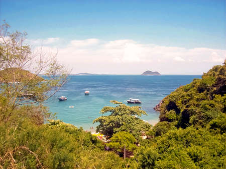 Landscape of a tropical place in the citiy of Buzion, Brazilの写真素材