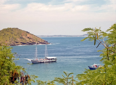 Two Boats in the a island of Brazilのeditorial素材