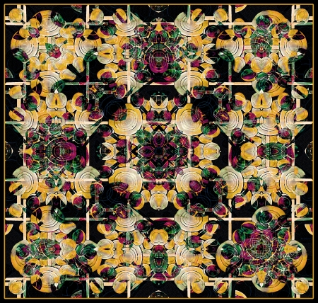 Floral pattern decorative ornament