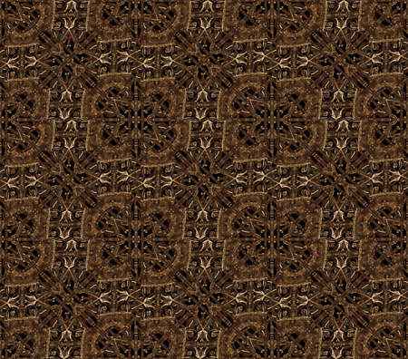 Digital manipulated technique pattern artwork made it from iron pictures in dark brown tones.の写真素材
