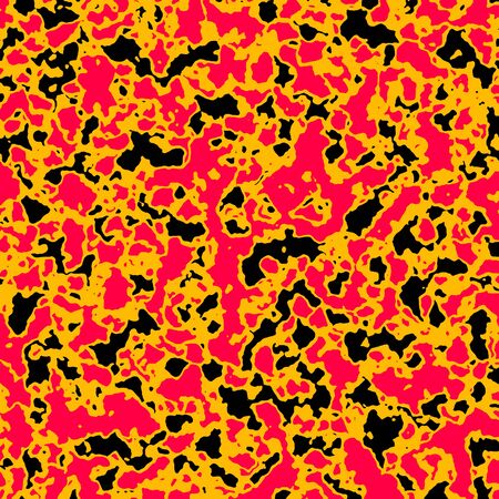 Digital art technique vivid colorful abstract expressive artistic textured background in saturated warm colors.の写真素材