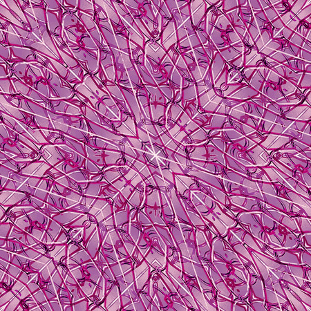 Futuristic modern decorative geometric abstract intricate pattern design in vivid magenta colors.の写真素材