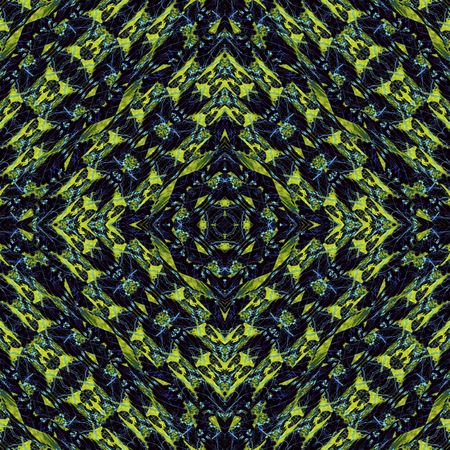 Digital art style modern geometric abstract complex intricate pattern in mixed tones.