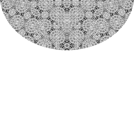 Stationery white background design with decorated oriental desing borders.の写真素材