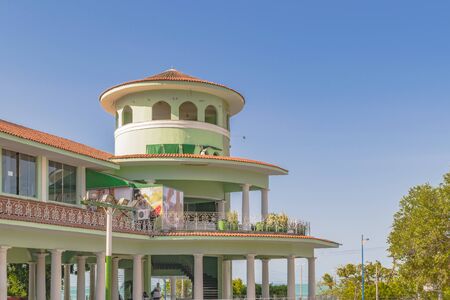 FORTALEZA, BRAZIL, DECEMBER - 2015 -  Exterior view of eclectic style elegant building located in Fortaleza, Brazilのeditorial素材