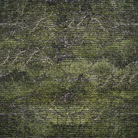 Abstract texture cracked surface in green tones