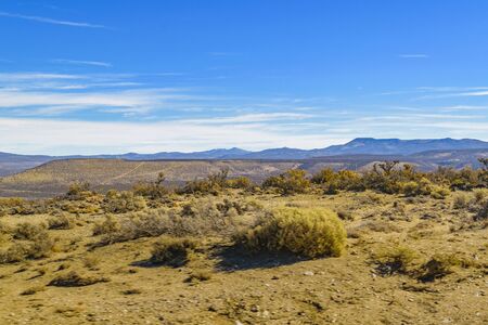 Landscape patagonian scene at Chubut province, Argentinaの写真素材