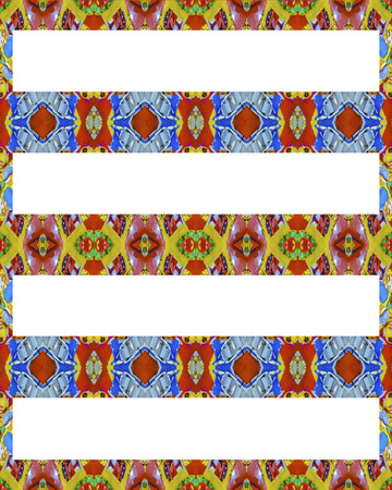 Digital technique abstract geometric stripes pattern background design in mixed colorsの写真素材