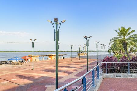 GUAYAQUIL, ECUADOR, MAY - 2016 - Urban day scene at malecon 2000 in Guayaquil, Ecuador.のeditorial素材