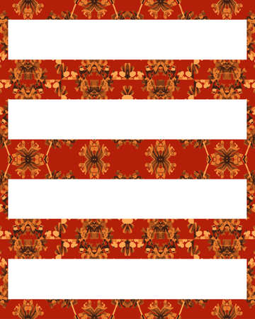 Digital technique abstract geometric stripes pattern background design in warm colorsの写真素材