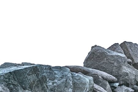 Blank background with rock formation bottom bordersの写真素材