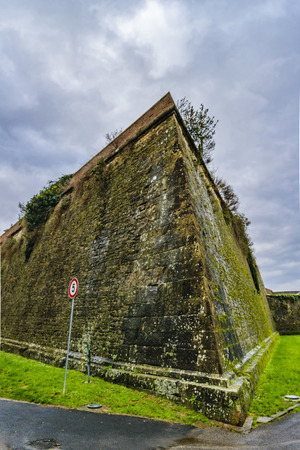 Exterior view of forte di belvedere fort, at oltrarno district in florence city, Italyの写真素材