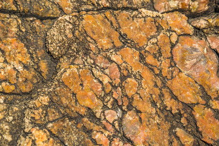 Hard rock close up detail view texture backgroundの写真素材