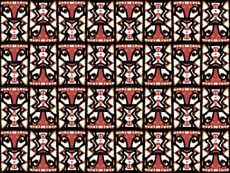 Digital style technique modern abstract geometric ethnic or tribal style seamless pattern design in...