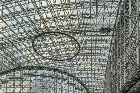KYOTO, JAPAN, JANUARY - 2019 - Interior view of famous kyoto station building, japanのeditorial素材