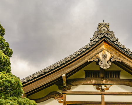 KYOTO, JAPAN, JANUARY - 2019 - Traditional building at higashiyama district in kyoto city, japanのeditorial素材