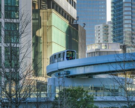 TOKYO, JAPAN, JANUARY - 2019 - Day urban scene at famous ginza neighborhood in tokyo city, japanのeditorial素材
