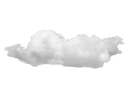 Cumul clouds background photo isolated over whiteの写真素材