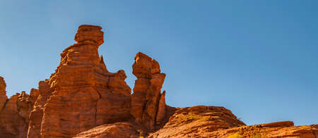 Day landscape scene at talampaya national park, la rioja province, argentina