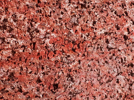 Red granite floor detail texture backgroundの写真素材